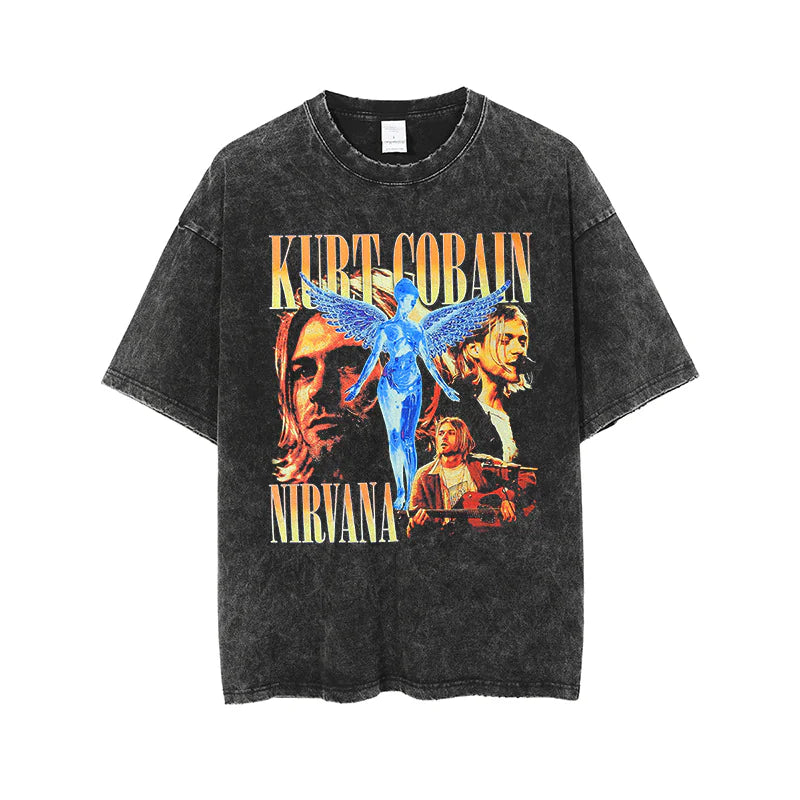 Vintage Kurt Cobain Oversized T-Shirt