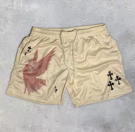 Y2K "ANGEL" Gym Shorts