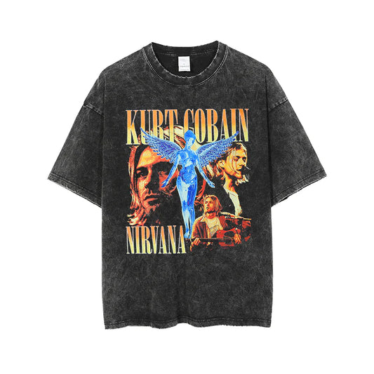 Vintage Kurt Cobain Oversized T-Shirt