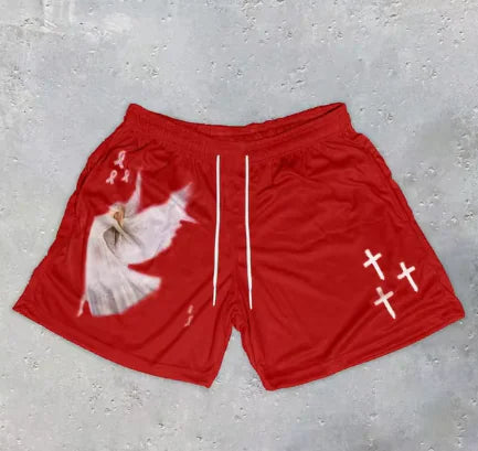Y2K "ANGEL" Gym Shorts